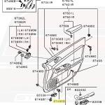 Mitsubishi OEM Speaker/Mirror Grommet (MU480032)
