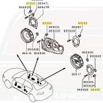 Mitsubishi OEM Speaker/Mirror Grommet (MU480032)