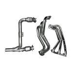 BBK Performance Long-Tube Headers with Cats - Chrome