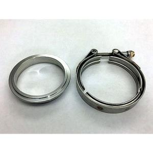 Garrett Stainless vBand Turbine Housing Inlet Flange + Clamp