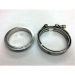 Garrett Stainless vBand Turbine Housing Inlet Flange + Clamp