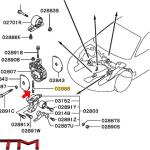Mitsubishi Motor Mount Bracket Stud - 2G DSM