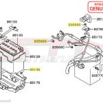 Mitsubishi Battery Tray and Wiring Nut - Evo 7/8/9