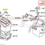 Mitsubishi Battery Tray Tie Down - Evo 7/8/9