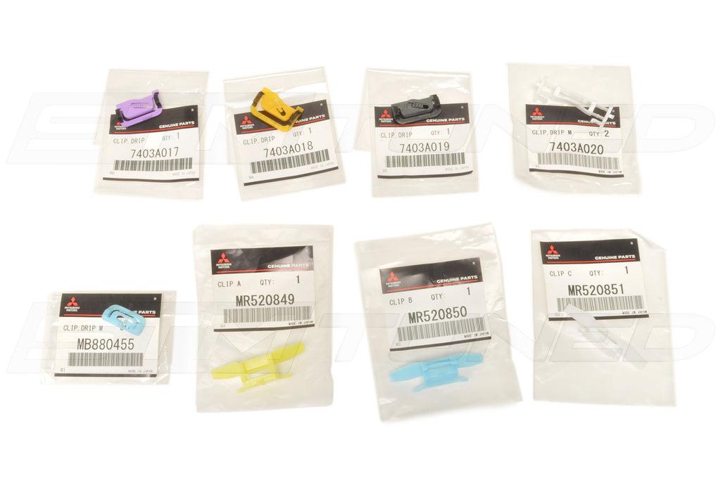 Mitsubishi OEM Drip Moulding and Clips for Evo 7/8/9