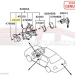 Mitsubishi Ignition Starter Switch - Evo 7/8/9/X
