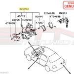 Mitsubishi Ignition Key Ring Light & Switch - Evo 8/9