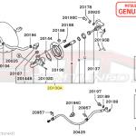 Mitsubishi OEM Clutch Master Cylinder for Evo 8/9 (MR491945)