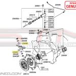 Mitsubishi Clutch Fork Bushing - Evo 8/9