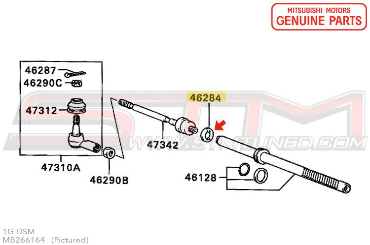 Mitsubishi Steering Gear and Linkage Boot Washer - Evo 7-9/1G/3S