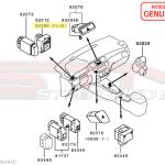 Mitsubishi Blank Instrument Panel Plug (Mirror Delete) - Evo 7/8/9