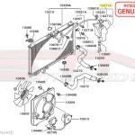 Mitsubishi Coolant Overflow Tank - Evo 7/8/9