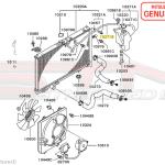 Mitsubishi Coolant Overflow Return Hose - Evo 7/8/9