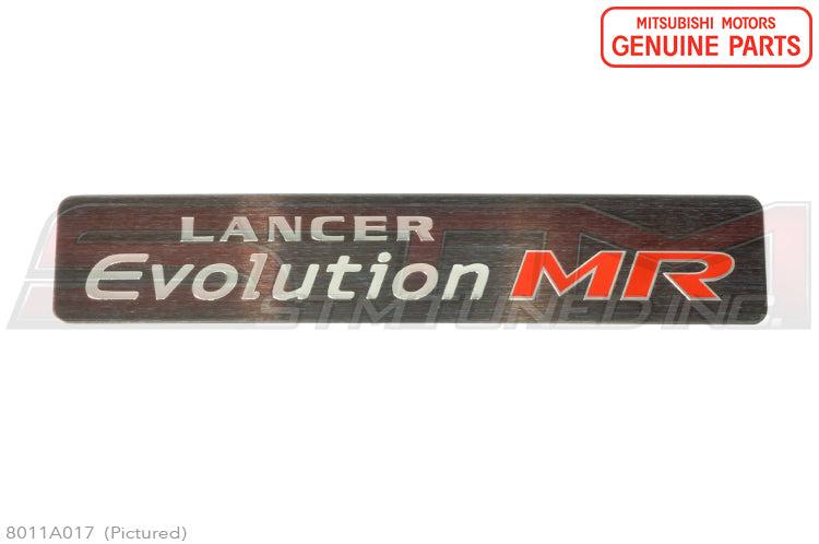 Mitsubishi Console Badge MR - Evo 7/8/9