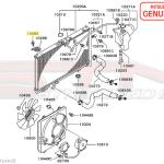 Mitsubishi OEM Radiator Bracket Bolt for Evo 7/8/9 (MS241193)