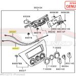 Mitsubishi HVAC Control Cable - Evo 8/9