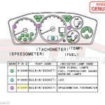 Mitsubishi Gauge Cluster Light Bulb (C) - Evo 7/8/9