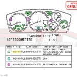 Mitsubishi Gauge Cluster Light Bulb (A) - Evo 7/8/9