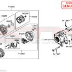 Mitsubishi Alternator Bracket - Evo 9