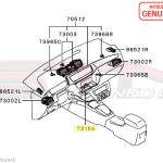 Mitsubishi Dash Panel ECU Cover - Evo 8/9