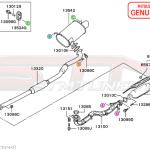 Mitsubishi Exhaust Hanger (A) Downpipe - Evo 8/9