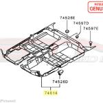 Mitsubishi OEM Floor Carpet for Evo 8/9 (MN151260HA) *Discontinued*
