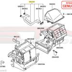 Mitsubishi OEM Heater Hose Kits for Evo 8 and Evo 9