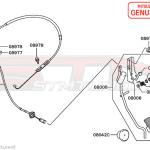 Mitsubishi Throttle Cable - Evo 8/9