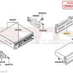 Mitsubishi Radio Delete Panel - Evo 8/9 (MR250558) *Limited Quantity*