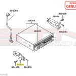 Mitsubishi Radio Mounting Bracket (Lower Relocation) - Evo 8/9