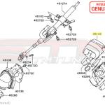 Mitsubishi Steering Column Cover - Evo 8/9
