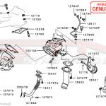 Mitsubishi Turbo to O2 Housing Bolt - Evo 4-9/DSM