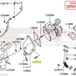 Mitsubishi Turbo to O2 Housing Bolt - Evo 4-9/DSM