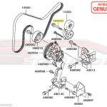 Mitsubishi Power Steering Oil Pump Bolt - Evo 7/8/9