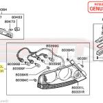 Mitsubishi OEM Evo 8 USDM Taillights (Clear)