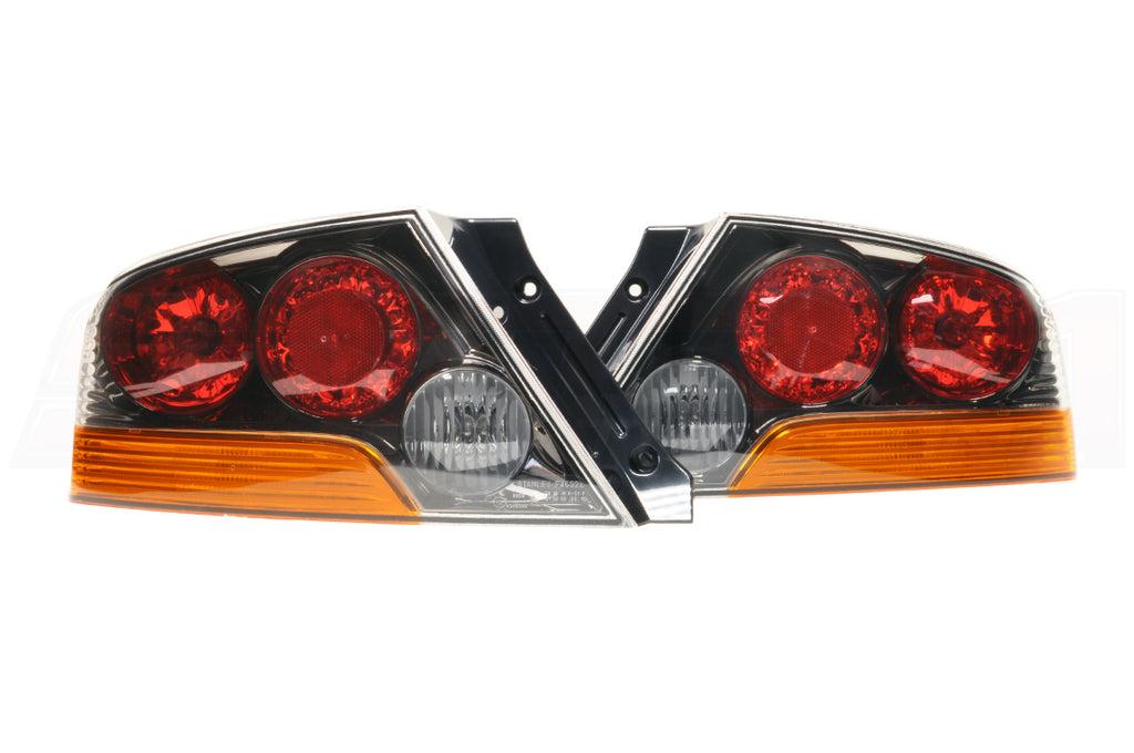 Mitsubishi OEM Evo 9 JDM Taillights (Black Chrome)