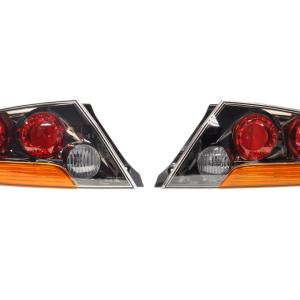Mitsubishi OEM Evo 9 JDM Taillights (Black Chrome)