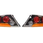 Mitsubishi OEM Evo 9 JDM Taillights (Black Chrome)