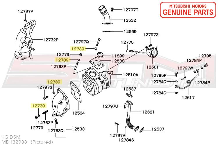 Mitsubishi OEM Turbo Bolt Washer for Evo DSM (MD132933)