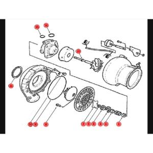 Garrett Ford 7.3L TP38-GTP38 Upgraded Turbo Rebuild Kit