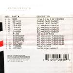 Cometic Bottom End Engine Gasket Kit for 1G 6-Bolt DSM (PRO2006B)