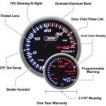 Prosport 52mm JDM Electrical Boost Gauge -30vac to 40 PSI (216JDMBO-R.PSI)