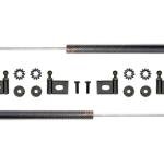 Prosport Carbon Fiber Hood Dampers for Evo 7/8/9 (HD-MITS-EVO-789)