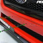 PERRIN Front License Plate Delete - 06-17 WRX/STi