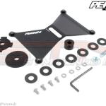 PERRIN Front License Plate Relocate Bracket (for FMIC / no bumper beam) - 2015-2017 WRX/STi