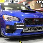 PERRIN Front License Plate Relocate Bracket (for FMIC / no bumper beam) - 2015-2017 WRX/STi
