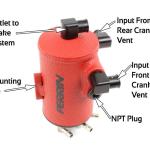 Perrin Air Oil Separator AOS for 2015-2021 WRX (PSP-ENG-609)