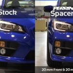 Perrin 20mm Wheel Spacers for 15-22 WRX / 04+STi (PSP-WHL-020BK)
