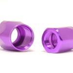 Russell Full Flow Hose End Purple Sockets (Pair of 2)