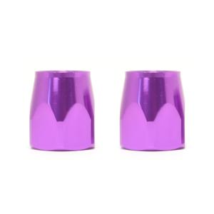 Russell Full Flow Hose End Purple Sockets (Pair of 2)